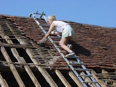 Crochet d'échelle de toit